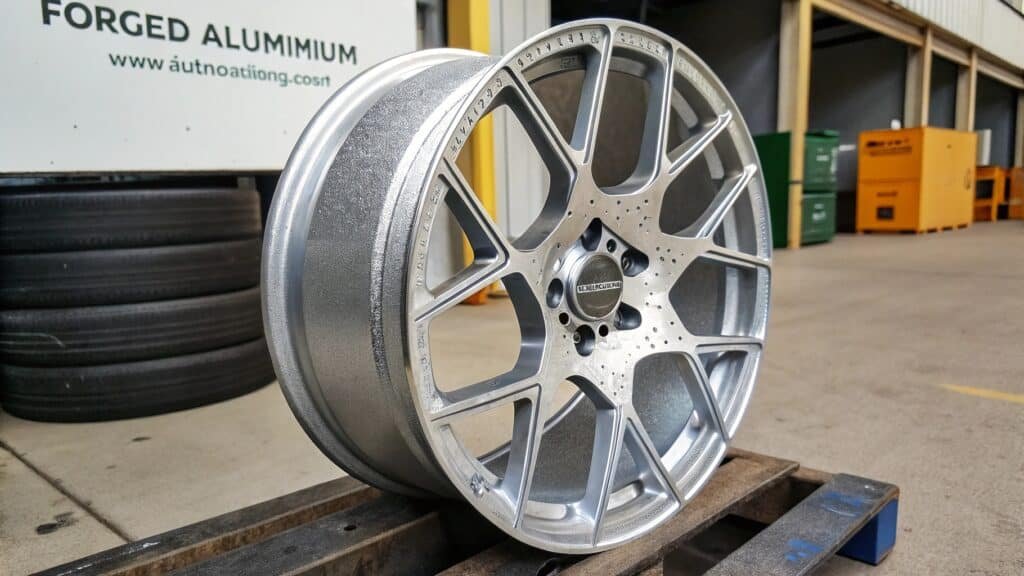 alt with keywords: strength test of forged aluminum components showing load bearing capacity